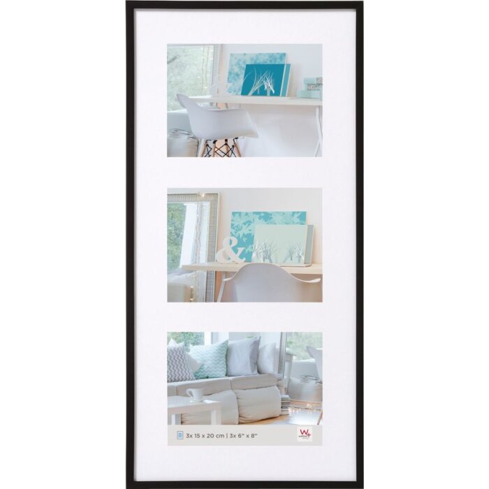 Gallery Lijst Nieuwe Lifestyle 3x 15x20 zwart