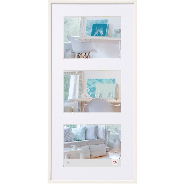 New Lifestyle Gallery Lijst 3 Fotos 13x18 wit