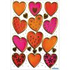 herma decoratieve etiketten decor harten goud 2 vellen
