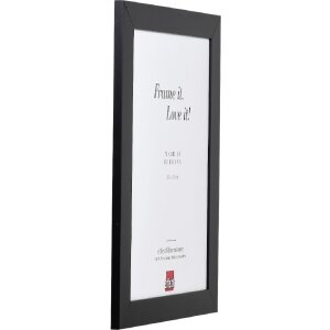 Effect Holzrahmen Profil 30 zwart 61x91,5 cm antireflexglas wandplaat houten fotolijst