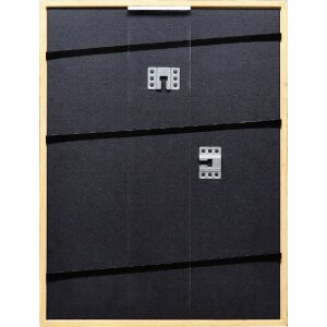 Effect Holzrahmen Profil 23, honingkleur, 25x50 cm, houten fotolijst met museumsglas