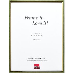 Effect Holzrahmen Profil 23 groen 25x50 cm houten lijst met acrylglas