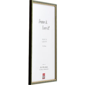 Effect Holzrahmen Profil 23 groen 25x50 cm houten lijst met acrylglas