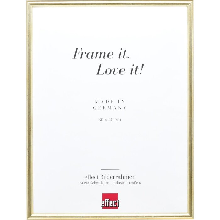 Effect Holz-Bilderrahmen Profil 20 zilver 25x50 cm Museumsglas