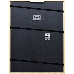 Effect Holz-Bilderrahmen Profil 20 donkerbruin 25x50 cm kunstglas