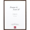 Effect Holz-Bilderrahmen Profil 20 donkerbruin 25x50 cm kunstglas