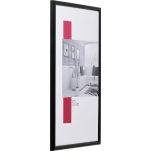 Effect houten foto-lijst zwart 25x50 cm kunstglas