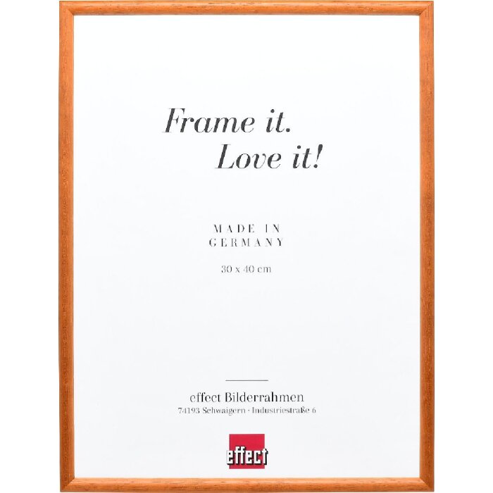 Effect Houten Fotolijst Profil 20 Nussbaum 40x60 cm Antireflexglas