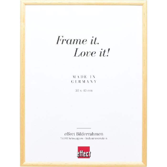 Effect Holz-Fotolijst Profil 20 natuur 40x60 cm met antireflexglas