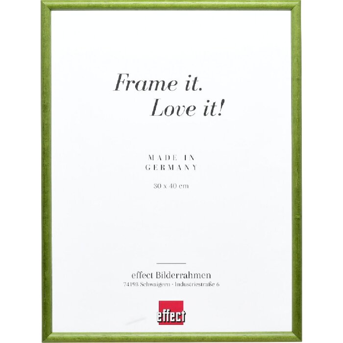 Effect Houten Fotolijst Profil 20, tannengroen, 40x60 cm, antireflexglas