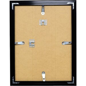Effect Aluminium-bilderrahmen Profil S3 zwart 20x25 cm met museumglas
