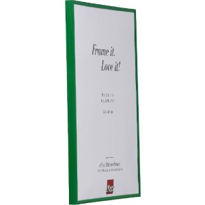 Effect kunststoflijst Art 10x10 cm groen met museumglas