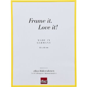 Effect Kunststoflijst Art 49,3x68,5 cm geel met kunstglas