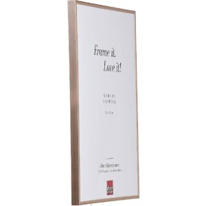 Effect kunststoflijst 48x69 cm roze met kunstglas voor puzzels