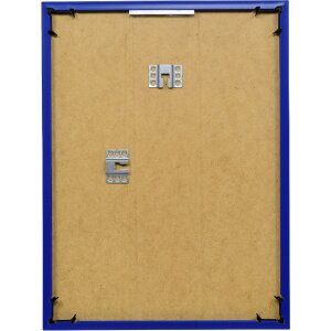 Effect kunststoflijst Art 37x98 cm blauw met kunstglas