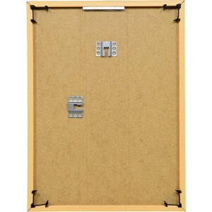 Effect kunststoflijst 10x10 cm goud met kunstglas