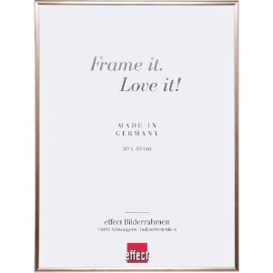 Effect Kunststoflijst ART 40x50 cm roze met antireflexglas