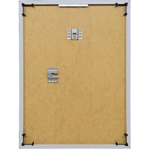 Effect kunststoflijst 10x10 cm platin met antireflexglas