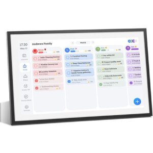 Fotocube PW156-CA digitale foto-afbeeldingsscherm zwart 15,6 inch met touchscreen en kalender