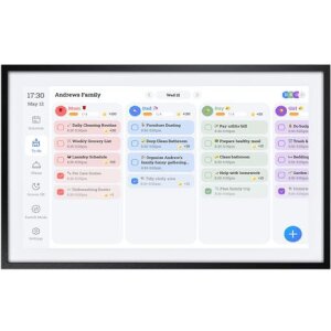 Fotocube PW156-CA digitale foto-afbeeldingsscherm zwart 15,6 inch met touchscreen en kalender