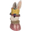 Clayre & Eef decoratieve kaninchenfiguur zacht beige roze 26x19x50 cm