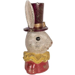 Clayre & Eef Decoratief Konijn Beige/Roze 16x13x29 cm