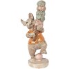 Clayre & Eef Decoratief Kaninje met IJs beige oranje 16x10x28 cm