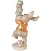 Clayre & Eef Decoratief Kaninje met IJs beige oranje 16x10x28 cm