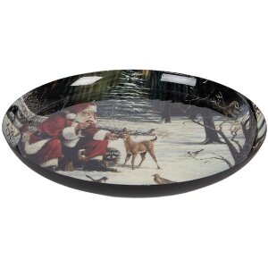 Clayre & Eef Decoratieve Schaal Ø 28 cm...