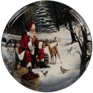 Clayre & Eef ijzeren glasuntersetzer grijs-rood...