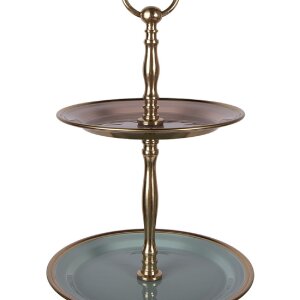 Clayre & Eef 66425 ronde etageres Ø 27x51 cm...