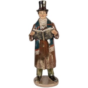 Clayre & Eef 4-delig kerstchor set in rood en groen