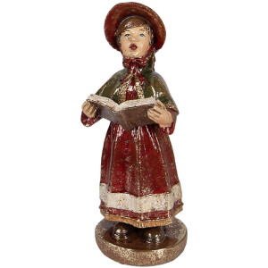 Clayre & Eef 4-delig kerstchor set in rood en groen