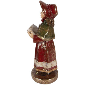 Clayre & Eef 4-delig kerstchor set in rood en groen