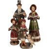 Clayre & Eef 4-delig kerstchor set in rood en groen