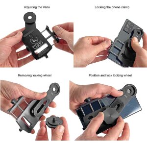 Smartoscope Vario-Adapter voor Kowa met Optiekarm K30, zwart