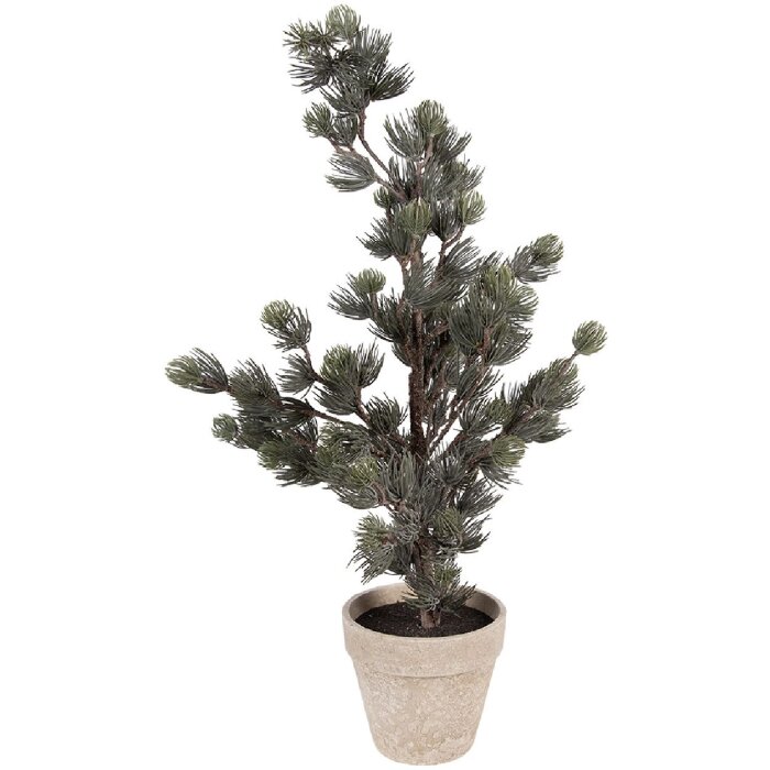 Clayre & Eef kerstdecoratieboom 30x30x65 cm kunststof