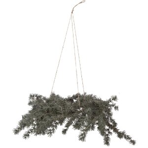 Clayre & Eef Kerstkrans met LED, Ø 60x8 cm,...