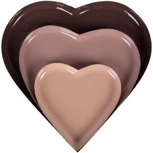 Clayre & Eef 6Y5974 Decoratieve Schalen Set Roze...