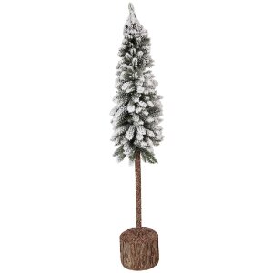 Clayre & Eef 50840 kerstboom kunststof wit/bruin...