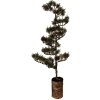 Clayre & Eef 50844 kerstdecoratie boom met LED in groen en bruin, 75x28x20 cm