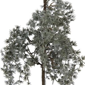 Clayre & Eef kerstboom 25x30x60 cm, natuurlijk groen met bruine accenten