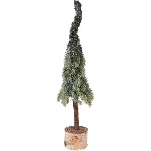 Clayre & Eef 66427 Kunstkerstboom groen-wit Ø...