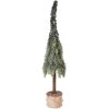 Clayre & Eef 66427 Kunstkerstboom groen-wit Ø 10x35 cm