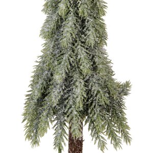 Clayre & Eef 66428 Kunstkerstboom Ø 13x50 cm groen-wit