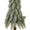 Clayre & Eef 66428 Kunstkerstboom Ø 13x50 cm groen-wit