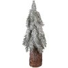 Clayre & Eef 66429 Kunstkerstboom groen-wit Ø 12x32 cm