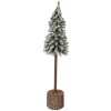 Clayre & Eef 66432 kunstkerstboom groen wit Ø 10 x 48 cm