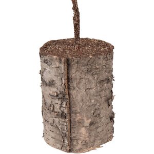 Clayre & Eef kerstboomdecoratie 14x14x45 cm, groene en bruine tinten