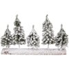 Clayre & Eef 66434 Kerstboomdecoratie 40x8x25 cm wit-groen